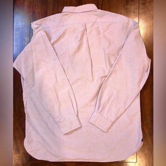 RALPH LAUREN Long Sleeve Purple Pique Button Down Dress Shirt Sz XL - Picture 5 of 9